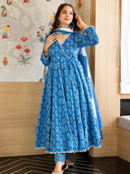 New Trending Women's Kurta & Pant Dupatta Set | Stylish Ethnic Wear for Girls & Women