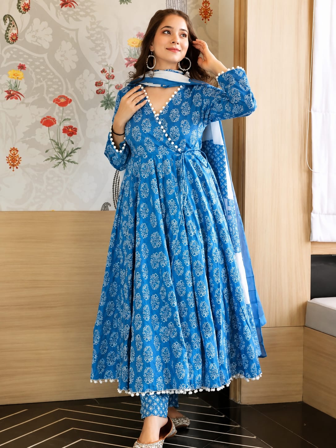 New Trending Women's Kurta & Pant Dupatta Set | Stylish Ethnic Wear for Girls & Women