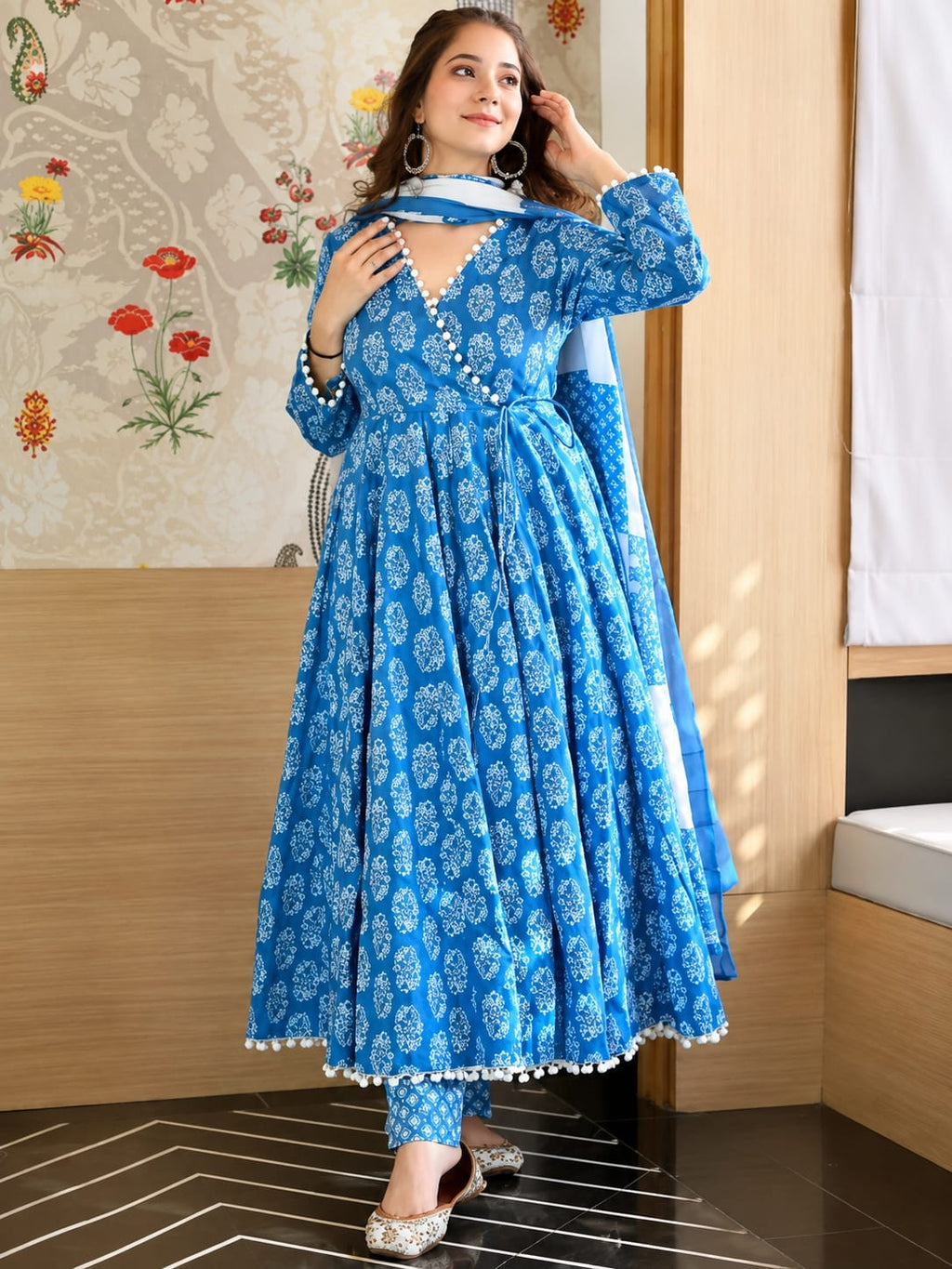 New Trending Women's Kurta & Pant Dupatta Set | Stylish Ethnic Wear for Girls & Women