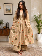 Women's Premium Cotton Kurta Palazzo Set | Elegant & Comfortable Ethnic Wear