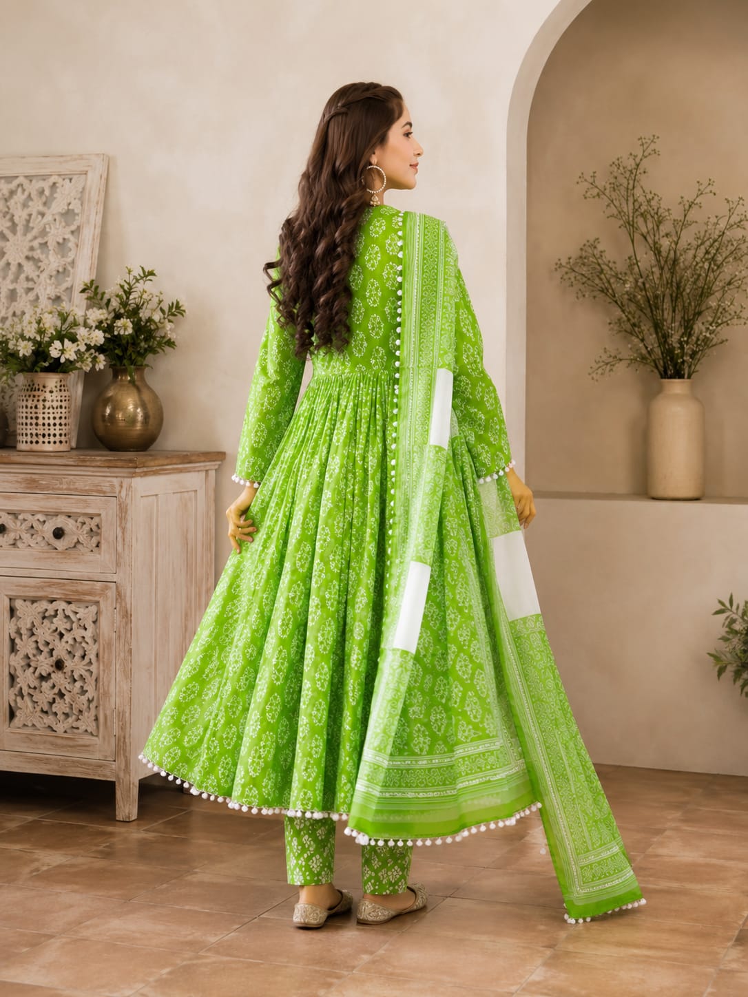 New Trending Women's Kurta & Pant Dupatta Set | Stylish Ethnic Wear for Girls & Women