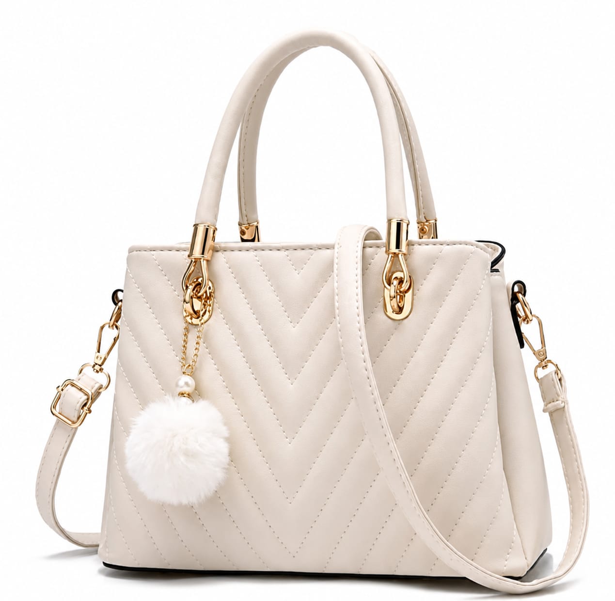 PU Leather Purse & Handbag | Stylish Everyday Shoulder Bag for Office, Travel & Parties