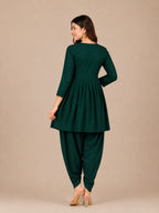 Women's Viscose Rayon Kurta & Dhoti Pant Set – Elegant Ethnic Wear