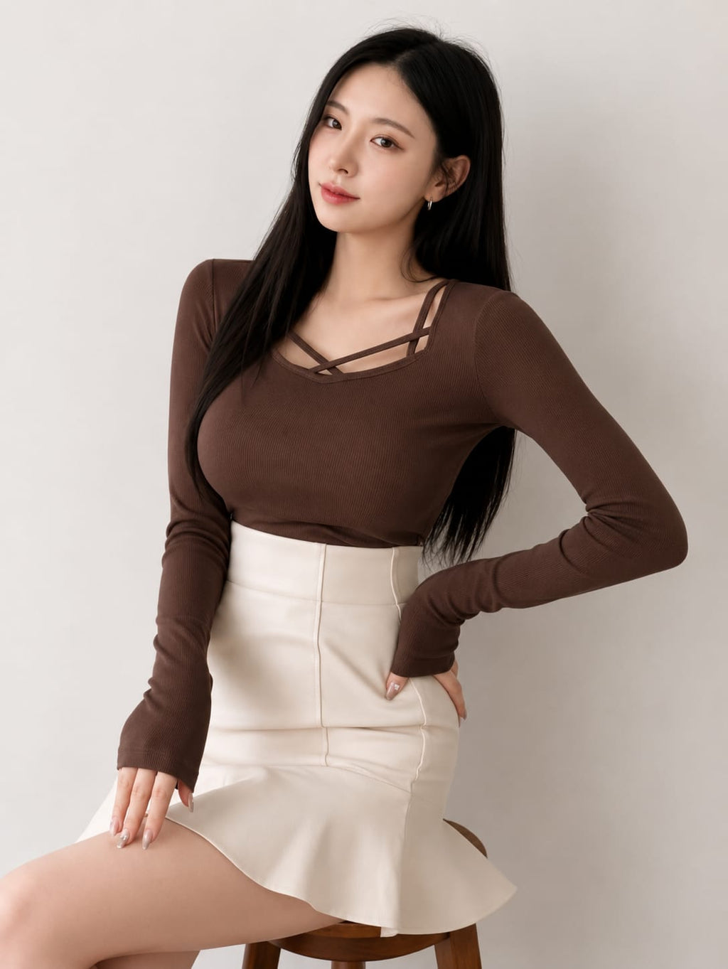 Trendy Korean Style Top for Girls