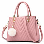 PU Leather Handbag | Stylish Everyday Tote Bag for Office & Travel