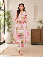 Women’s Floral Printed Kurta Set with Dupatta | Ethnic Kurti Set for Women