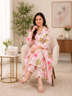 Women’s Floral Printed Kurta Set with Dupatta | Ethnic Kurti Set for Women