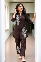 Women’s Printed Kurti Pant Set