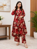 Women’s Printed Kurta Pant Co-Ord Set | Stylish & Comfortable