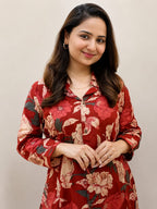 Women’s Printed Kurta Pant Co-Ord Set | Stylish & Comfortable