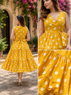 Diya Sunshine Jaipuri Printed Rayon Gown