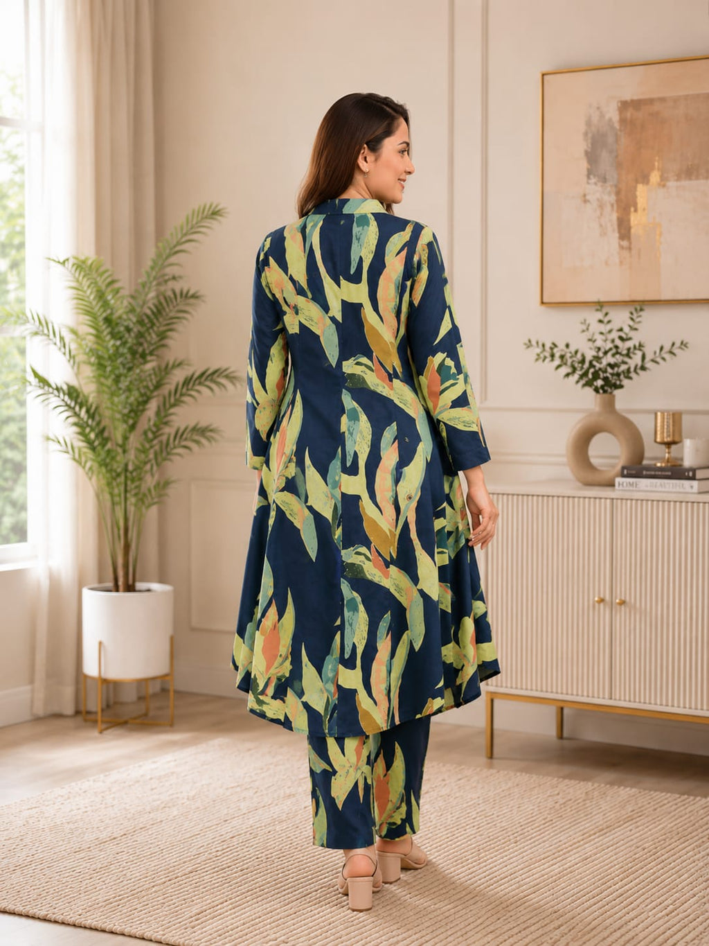 Trendy Kurta set ||printed kurta set||floral print