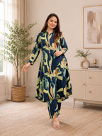 Trendy Kurta set ||printed kurta set||floral print