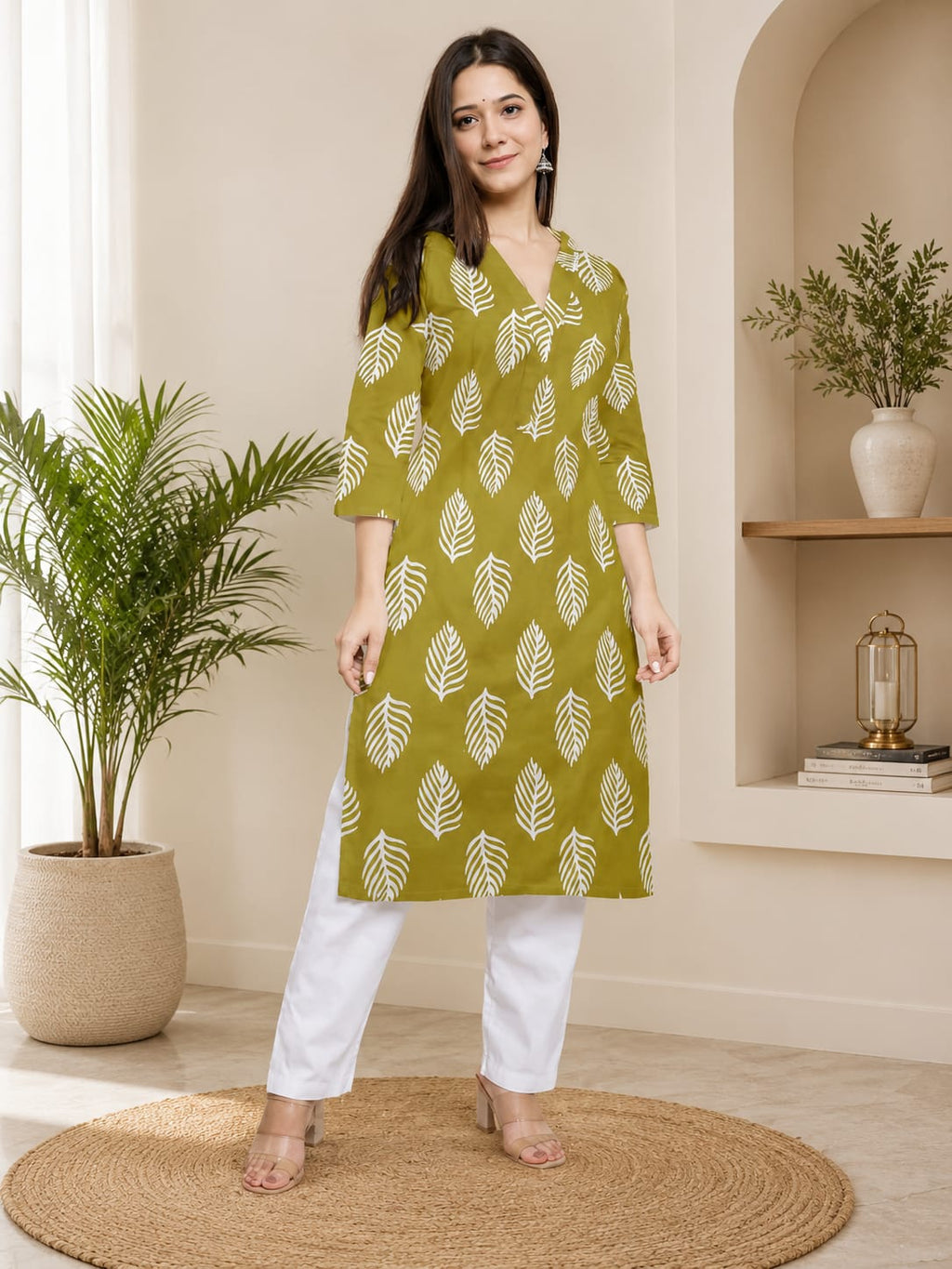 Elegant Mustard Kurta Set