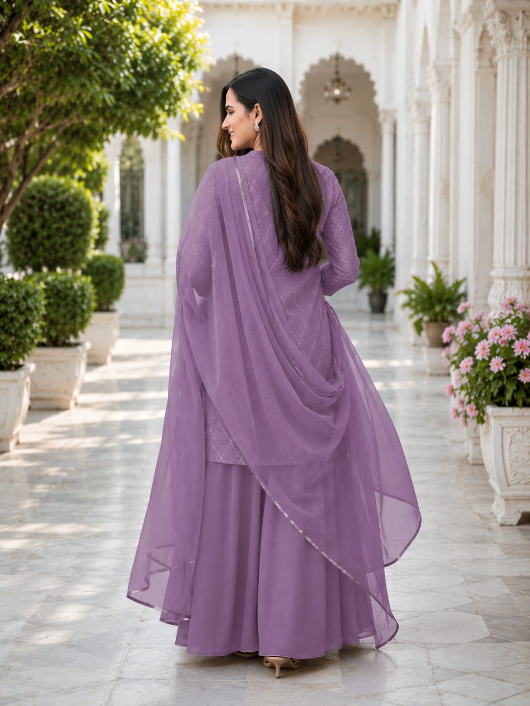 KURTA SHARARA DUPATTA SET
