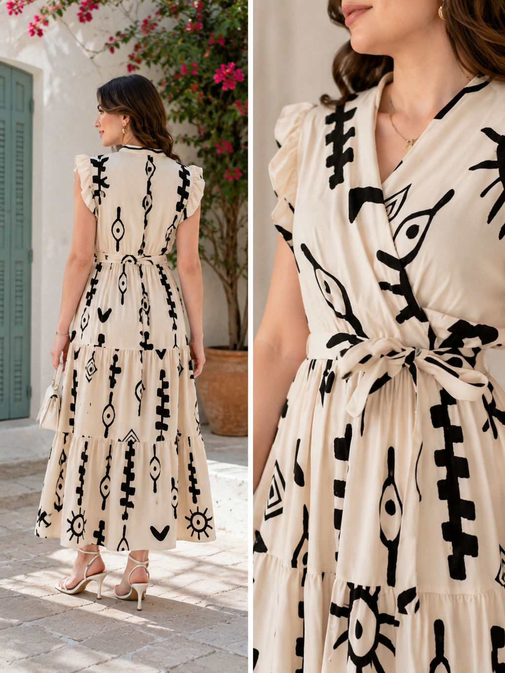 Rayon Flared Anarkali Maxi Dress | Stylish Short Sleeve Party Wear Gown