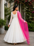 Ethnic Georgette Gown & Dupatta Set