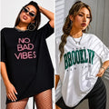 Printed Oversized Tee – Trendy Fit